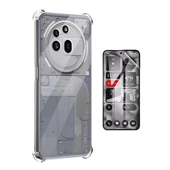 Kit Capa Traseira Super Proteção + Película de Hydrogel Frente Transparente GIFT4ME para Nothing Phone (3a) Pro | Transparente - 1