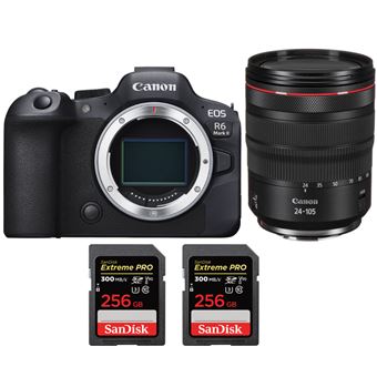 Canon EOS R6 Mark II ( R6II ) + RF 24-105mm f/4 L IS USM + 2 SanDisk 256GB Extreme PRO UHS-II SDXC 300 MB/s + PDF 20 Técnicas para Melhorar as suas Fotografias - 1