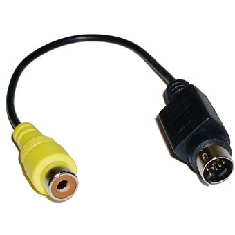 Adaptador de Vídeo Composto BeMatik para SVHS-7 RCA-H/MiniDIN7-M - 1