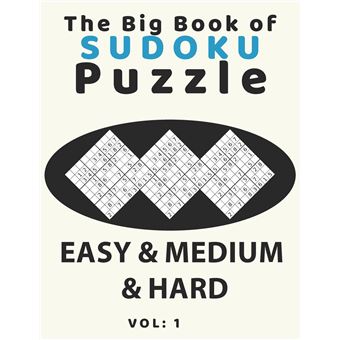 The Big Book Of Sudoku Puzzle Easy  Medium  Hard - 1
