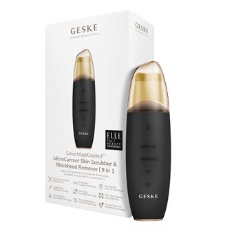 Esfoliante e Removedor de Pontos Negros Geske MicroCurrent 9 em 1 | Preto - 1