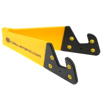 Suporte Cablematic para Telémovel e Tablet Base Amarela Dobrável e Portátil - 1