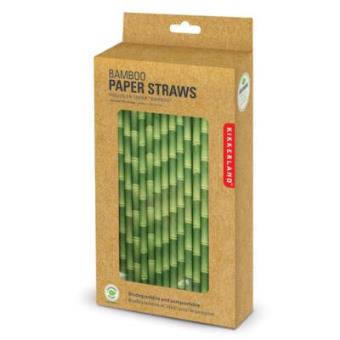 Palhinhas Papel Bambú - Caixa c/ 144 Kikkerland - 1