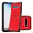 Capa Magunivers para Samsung Galaxy S10 | TPU + PU |padrão floral - Vermelho_0