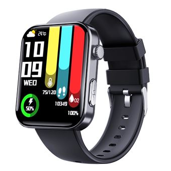 Smartwatch Chronus | 2,01" | Monitoramento de ECG | Monitoramento de Saúde | Preto - 1