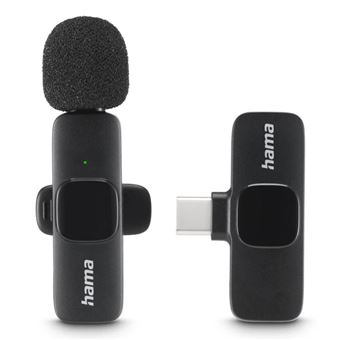 Microfone de Lapela Hama Smart Wireless | Preto - 1