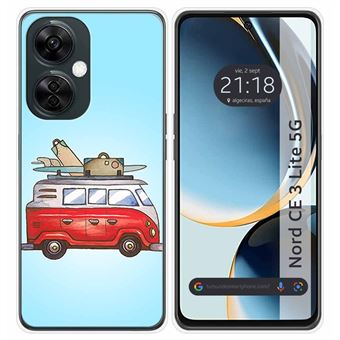 Capa Tumundosmartphone de silicone para Oneplus Nord CE 3 Lite 5G desenhos de design de  Van - 1
