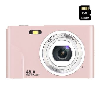 Câmara digital compacta para crianças DUDAO DC311 | 2.7k | 2.4" | 32GB | Rosa - 1