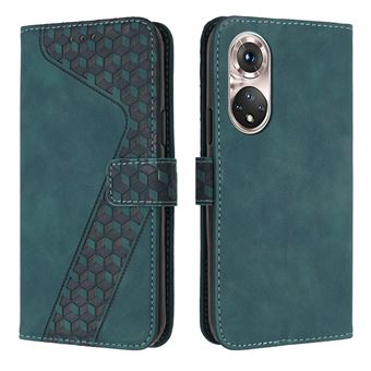Capa FOXDOCK para Huawei P50 Pro com Fecho Magnético | Resistente a Impactos e Quedas | Compartimentos para Cartões | Verde - 1