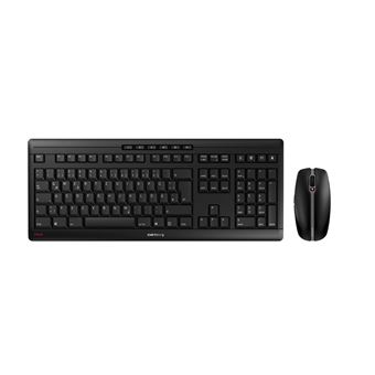 Teclado Wireless + Rato CHERRY Stream Desktop | Idioma: Belga | Preto - 1