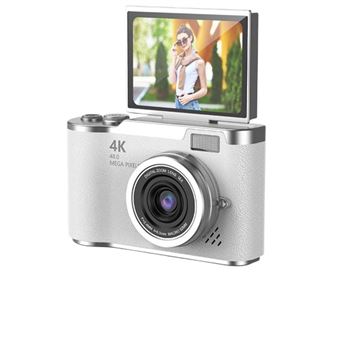 Câmara Digital SZSMART LK-007 | Sem Cartão SD | Ecrã Giratório | Branco Pérola - 1