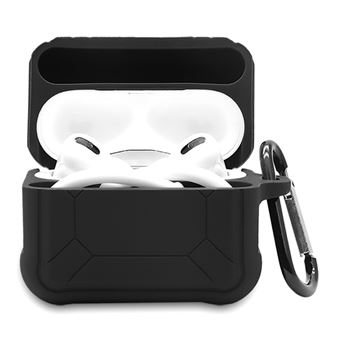 Capa silicone mosquetão anti-perda, preto Magunivers para AirPods Pro - 1