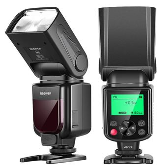 Flash Speedlite NEEWER 750II TTL GN58 LCD para Canon Nikon - 1