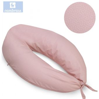 Almofada de Amamentação Cambrass | Luna 80X185X16 cm Céu Rosa / Chuva | Rosa - 1