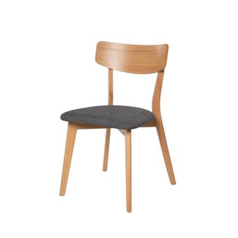 Cadeira Dudeco Porto Santo | Carvalho | Cinzento Escuro - 1