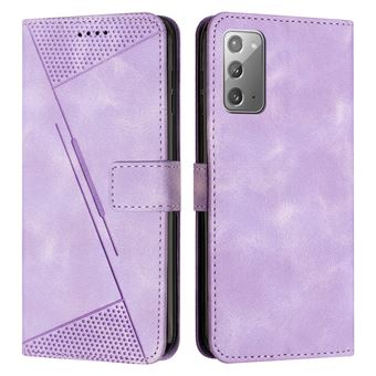 Capa FOXDOCK para Samsung Galaxy Note 20 | Pele | Flip | 3 Compartimentos para Cartões | Roxo - 1