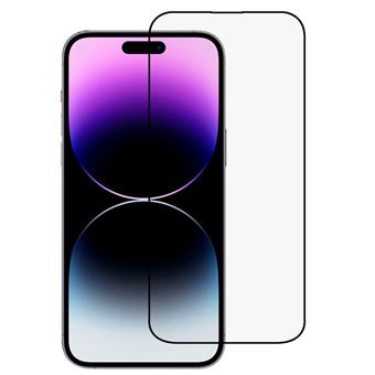 Protector de ecrã alto de alumínio-silício de vidro borda de arco, antiestático, cola total, ultra claro Magunivers para iPhone 14 Pro - transparente - 1