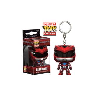 Porta-chaves Power Rangers Movie - Red Ranger Pocket Pop 4cm - 1