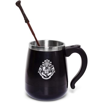 Caneca com Varinha Misturadora Automática Blue Sky Thumbs Up Harry Potter | 450 ml - 1