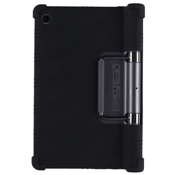 Capa magunivers silicone flexível com suporte dobrável preto para Lenovo Yoga Tab 11 - 1
