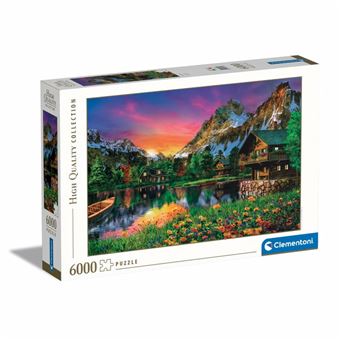 Puzzle Clementoni High Quality Collection Panorâmico Alpine Lake | 6000 Peças - 1