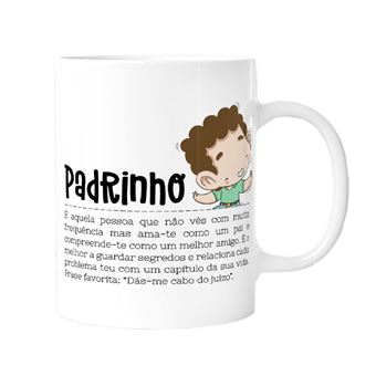 Caneca de Cerâmica Malasana | "Padrinho - 1