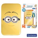 Powerbank Lexibook 4000Ma com Cabo Usb E Ventosas Minions