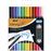 Marcador bic 989695 preto, azul, castanho, verde, azul claro, verde claro, laranja, rosa, roxo, vermelho, violeta, amarelo 12 unidade(s)_3