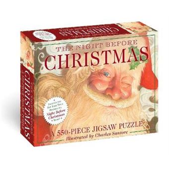 The Night Before Christmas 550Piece Jigsaw Puzzle  Book A 550Piece Family Jigsaw Puzzle Featuring The Night Before Christmas The Classic Edition - 1
