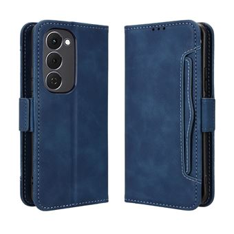 Capa FOXDOCK Protetora para Tecno Spark 40 Pro Plus 4G | Suporte e Flip de couro PU | À Prova de Choque | Azul - 1