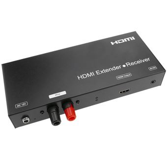Extensor de HDMI BeMatik Extensão FullHD 1080p Através do Cabo de 2 Fios 3800m - Recetor - 1
