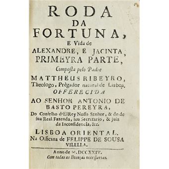 Roda da fortuna, e vida de alexandre e jacinta, - 1