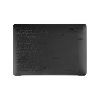 Capa Luckybutterfly para Macbook Pro (M4) A3403 3186 | Padrão Texto | Preto - 1