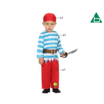 Disfarce Atosa do Pirata 12-24 Meses