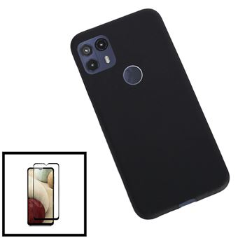 Kit Phonecare Película de Vidro Temperado 5D Full Cover + Capa Silicone Líquido para Motorola Moto G50 5G - 1