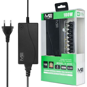 Carregador Universal M2Tec V-4319 | 100W | 8 Conectores - Preto - 1