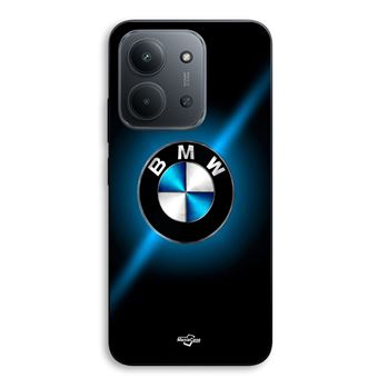 Capa Maniacase para Xiaomi Redmi 15C 5G | Logotipo BMW preto e azul brilhante - 1