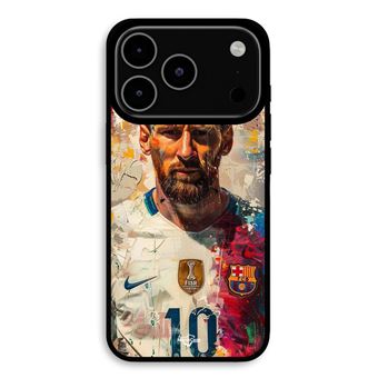 Capa Maniacase para iPhone 17 Pro Max | Messi Barcelona Argentina campeão prémio n.º 10 - 1