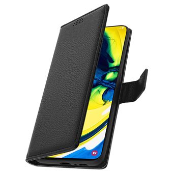 Capa Flip Avizar para Samsung Galaxy A80 Carteira Preto - 1