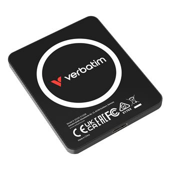 Disco SSD Externo Verbatim SnapBack Ultra Slim SSD 512GB | 512 GB - 1