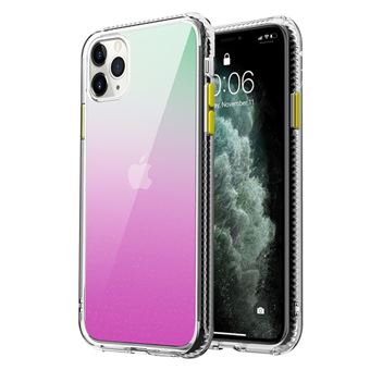 Capa e TPU + acrílico Cor degradê, Anti-queda, leve, multicolorida para iPhone 13 mini 5.4'' - 1