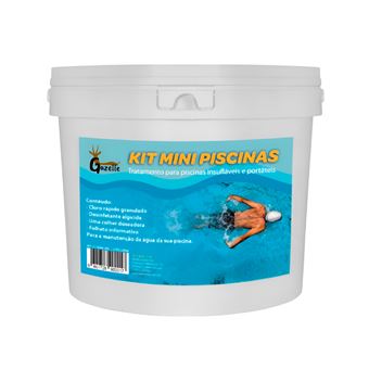 Kit Tratamento Gazellesymbol para Mini Piscinas Insufláveis e Portáteis - 1