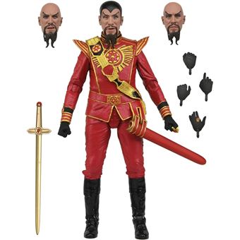 Figura Neca Ultimate Ming The Merciless Red Military Outfit Flash Gordon | 18 cm - 1