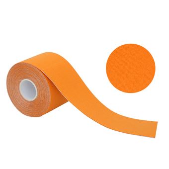 Fita de Cinesiologia para Recuperação e Alívio Muscular Dishiqing | 2 Volume | 10cm x 5m | Modelo Regular | Laranja - 1