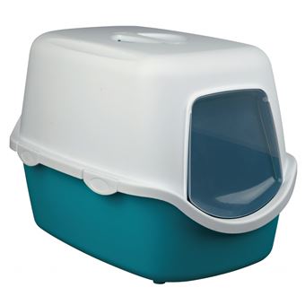 Caixa de Wc para Cães/gatos TRIXIE 40275 | Azul, Branco - 1