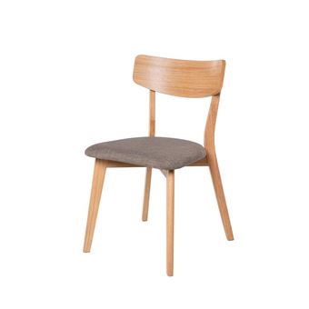 Cadeira Dudeco Porto Santo | Carvalho | Cinzento claro - 1