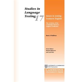Issues In Testing Business English, Studies In Language Testing - 1