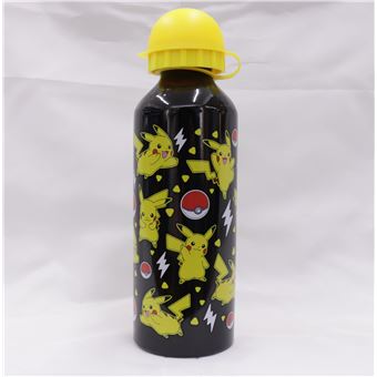 Garrafa de Alumínio - Pikachu Pokémon PK00014 Preto + Amarelo | 500ml - 1