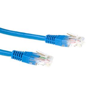 Cabo de Rede ACT CAT6 UTP LSZH (IB9610) 10m | Azul - 1