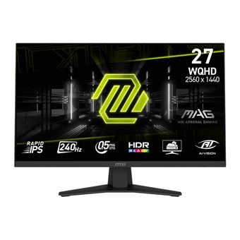 Monitor Gaming MSI MAG 274QFDE X24 | LCD | WQHD | 0,5 ms | 240 Hz | 27" | F - 1